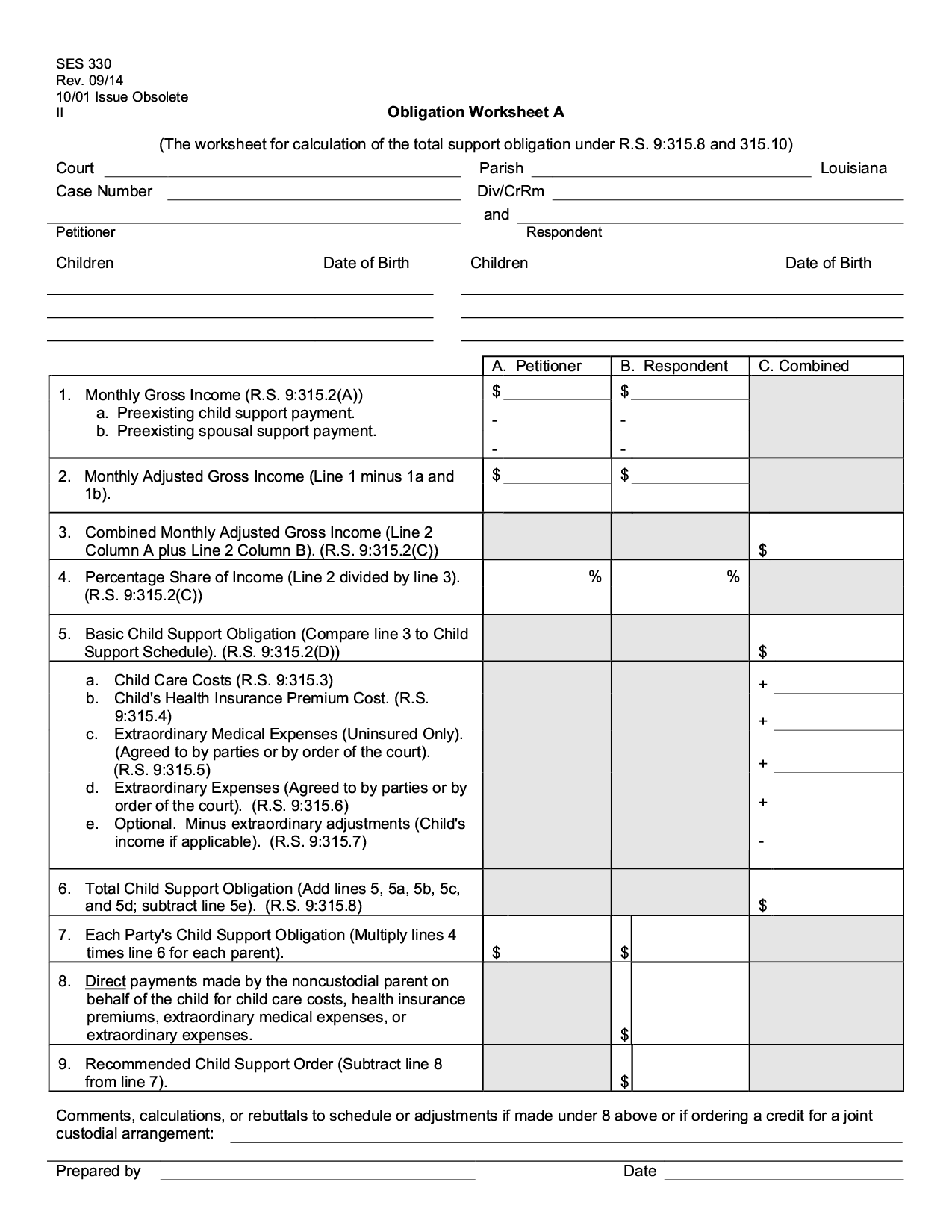 child support fl calculator 2016